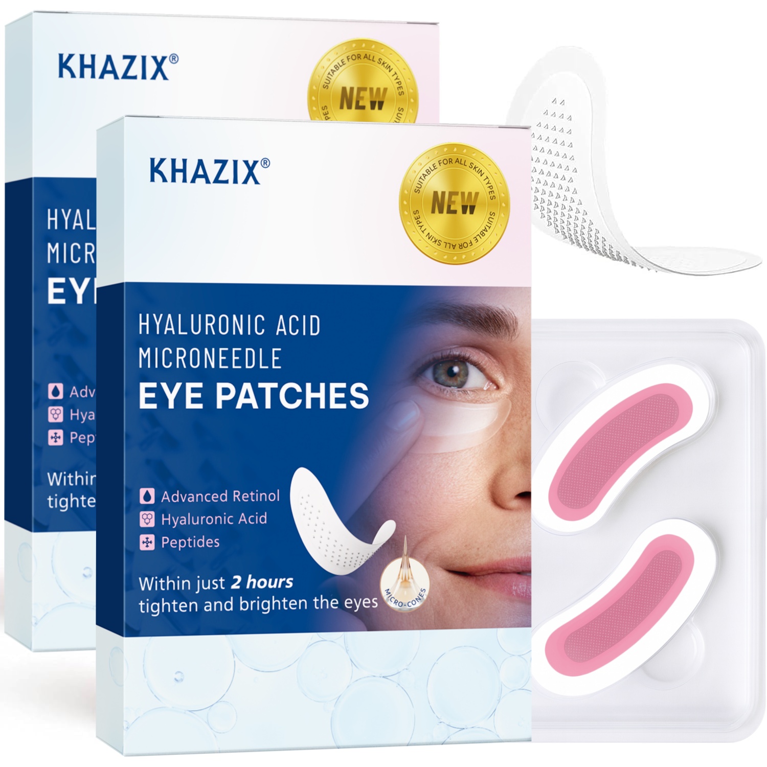 Eye Cream Peptide - Patchs pour les yeux à micro-aiguilles