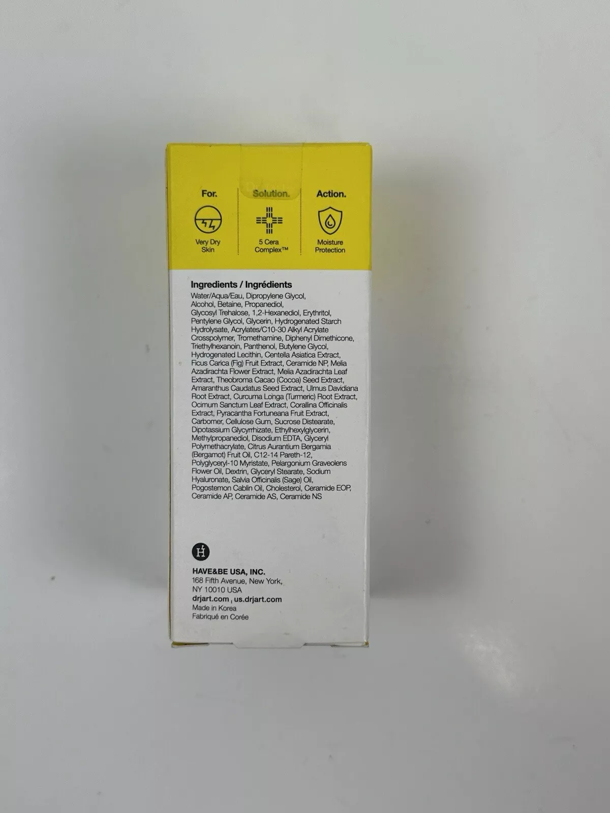 Dr. Jart + tonique hydratant l - Ceramide Moisturizer avis et prix
