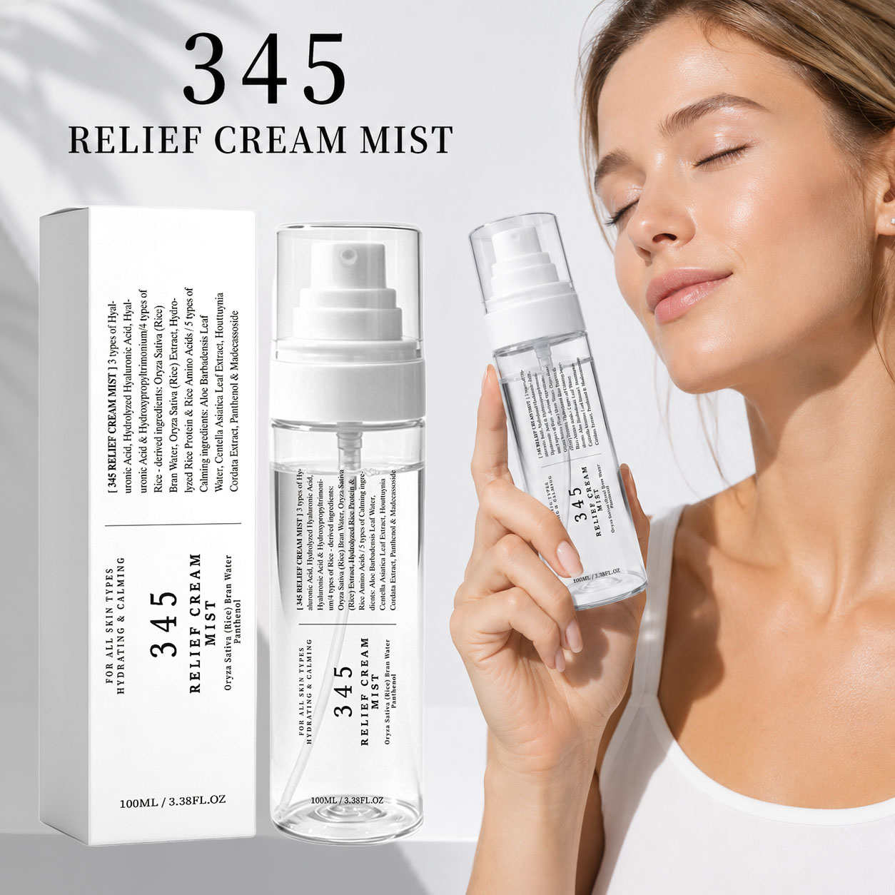 Crème en Brume Apaisante 345 – - Hyaluronic Acid Serum avis et prix