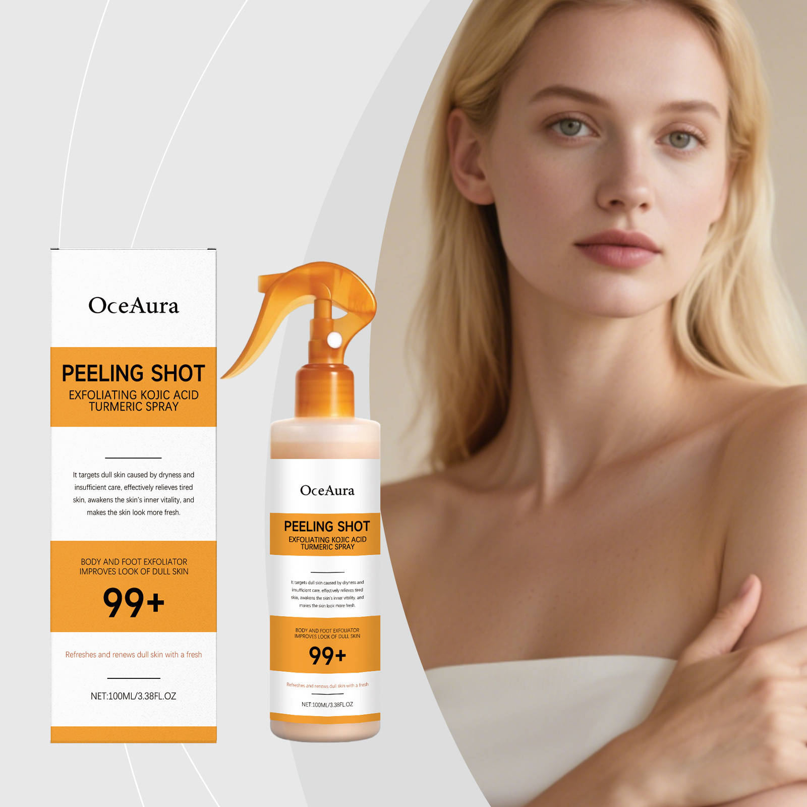 Spray à l'acide kojique et au  - Skincare Glow Glowing avis et prix