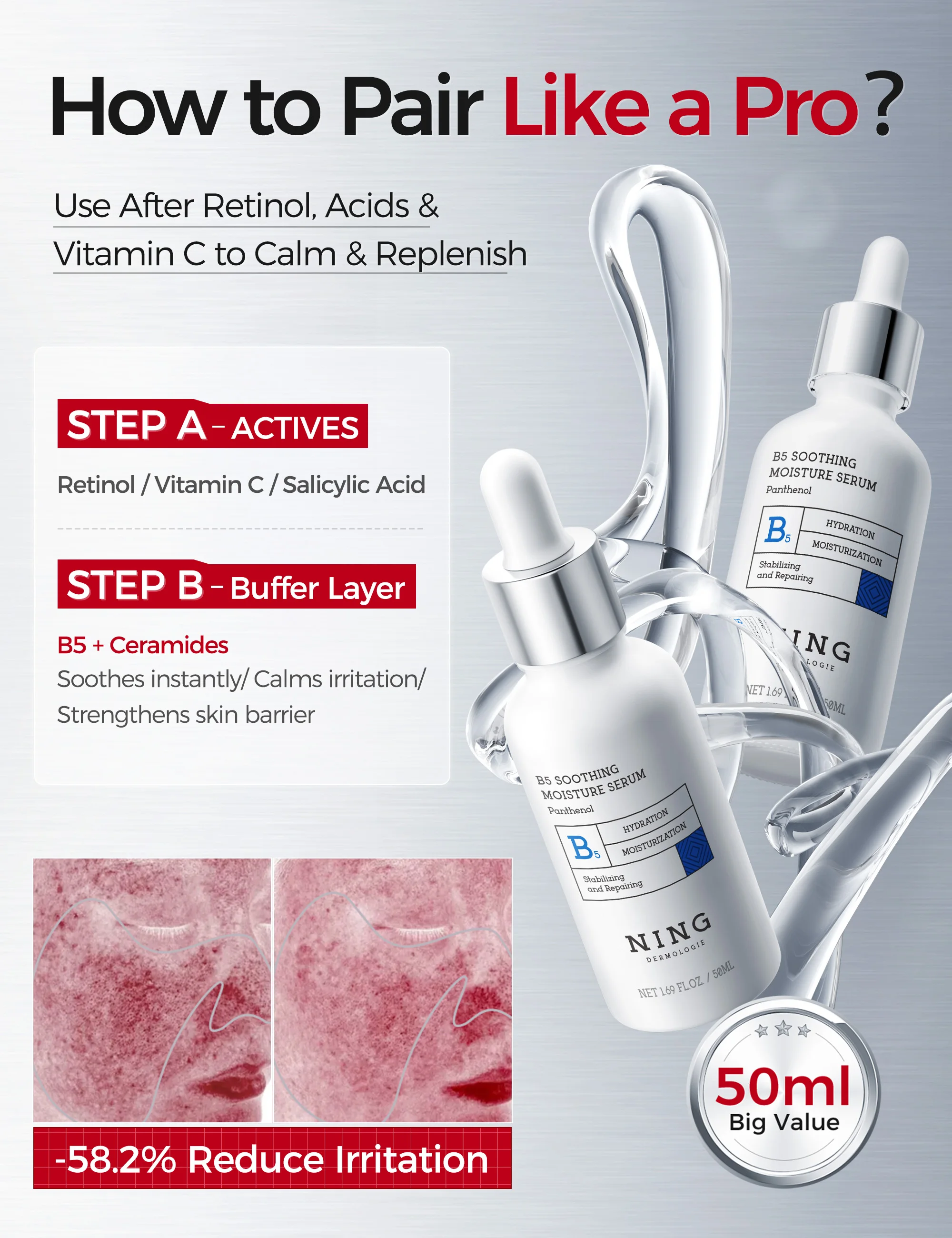 Sérum à la vitamine B5 – Essen - Ceramide Moisturizer avis et prix