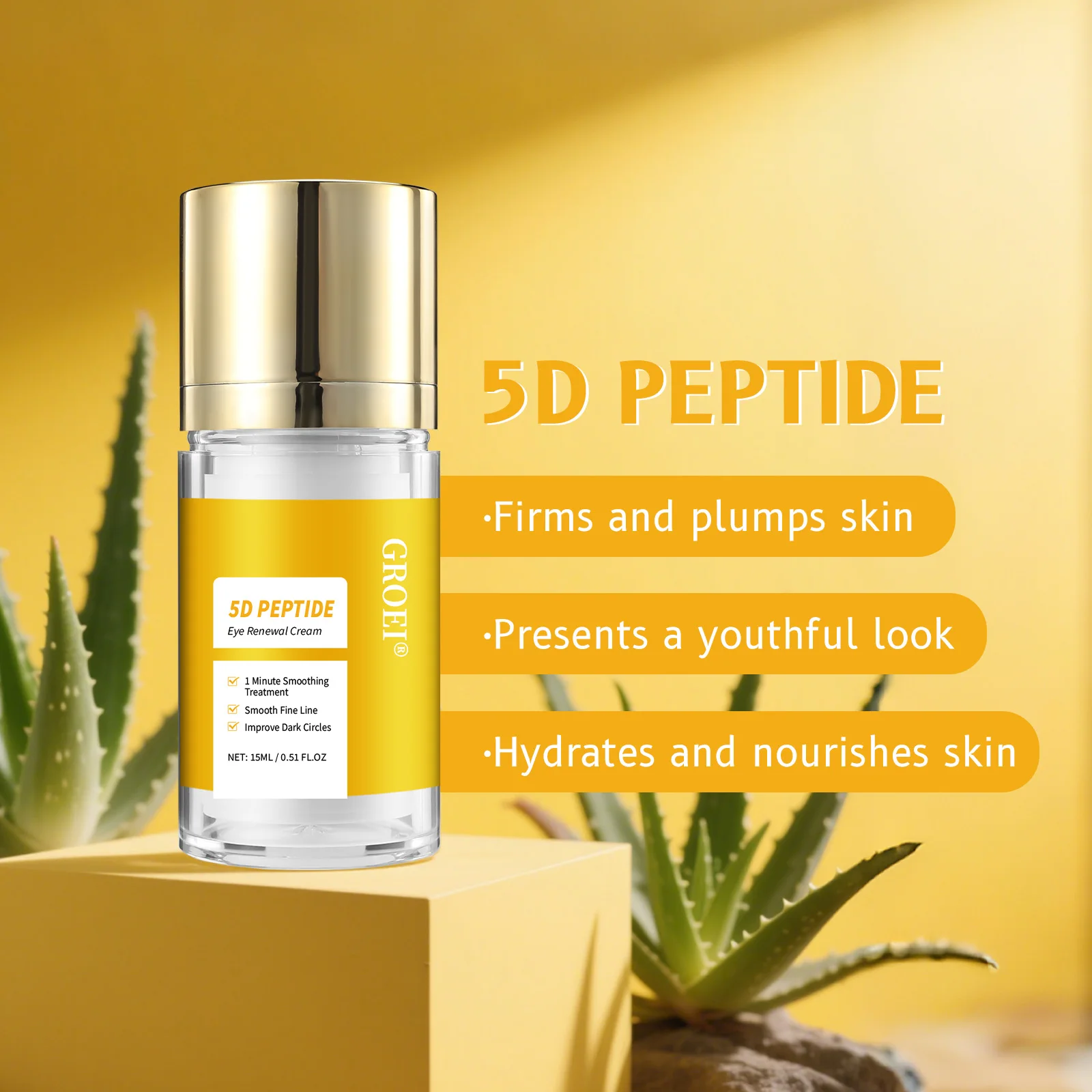 Solution pour les cernes et le - Eye Cream Peptide avis et prix