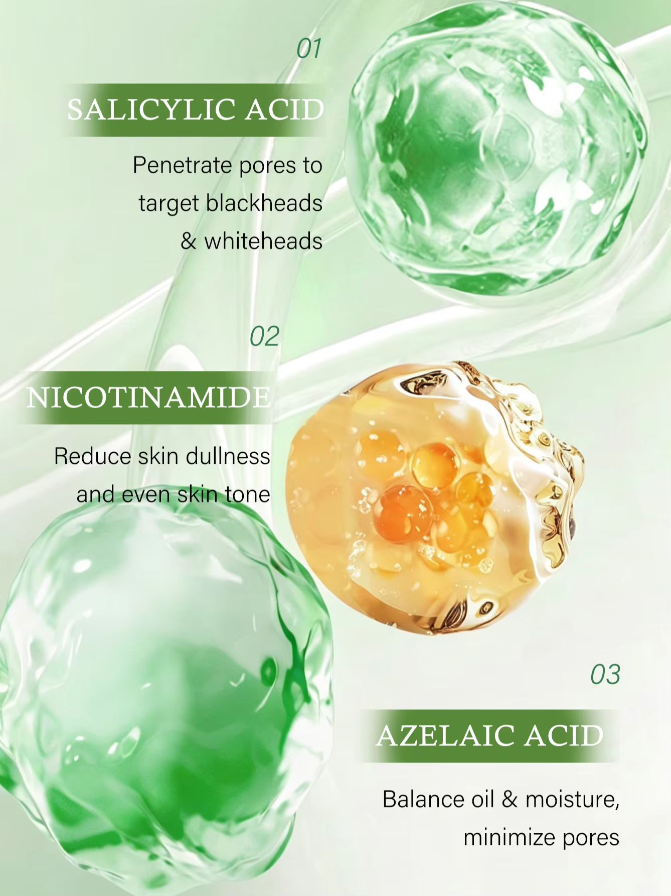 Masque nettoyant à l'acide sal - Skincare Niacinamide avis et prix